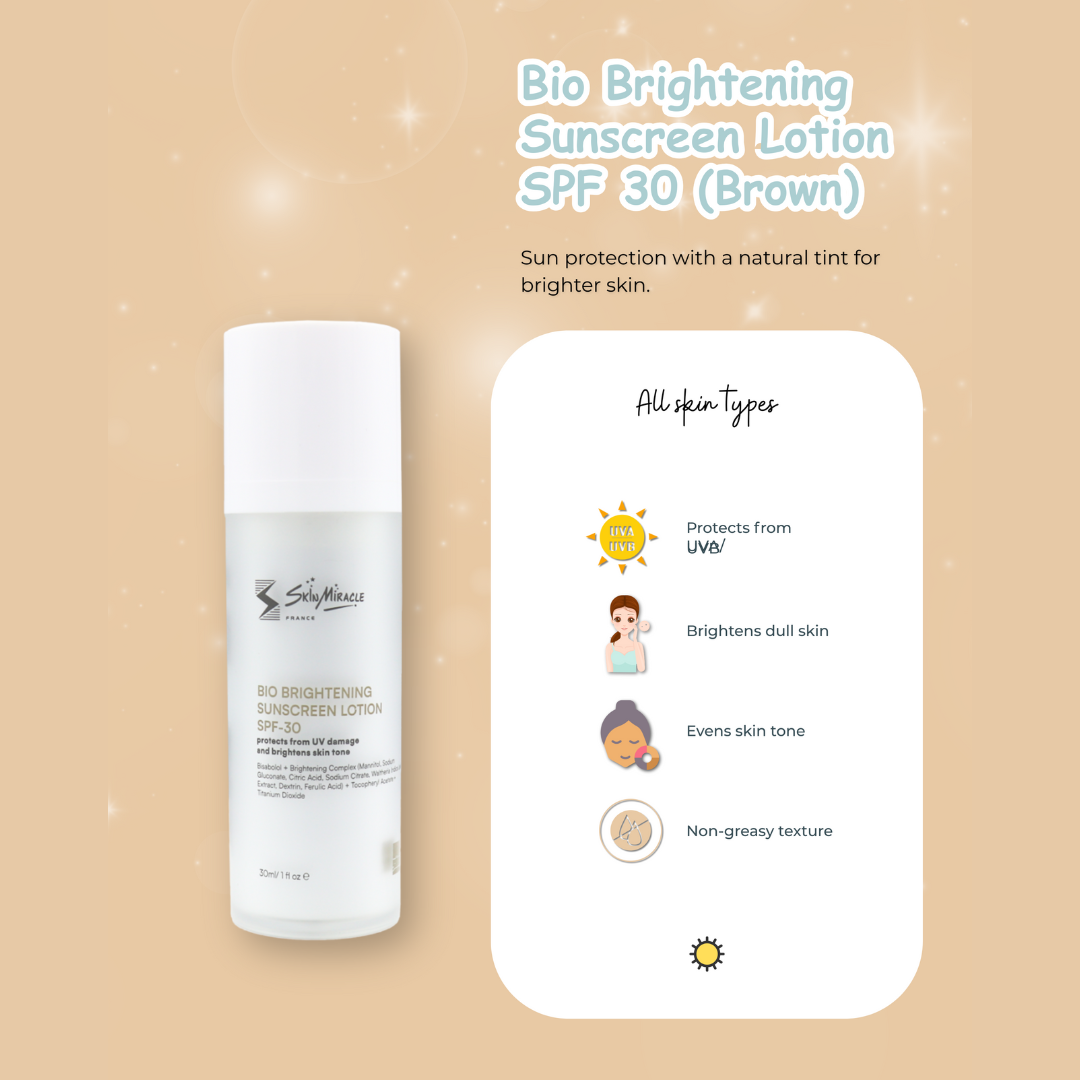 Bio Brightening Sunscreen Lotion SPF 30 (Brown)