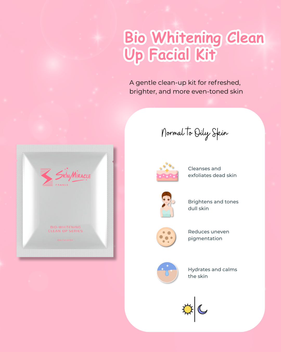 Bio Whitening Clean Up Facial Kit