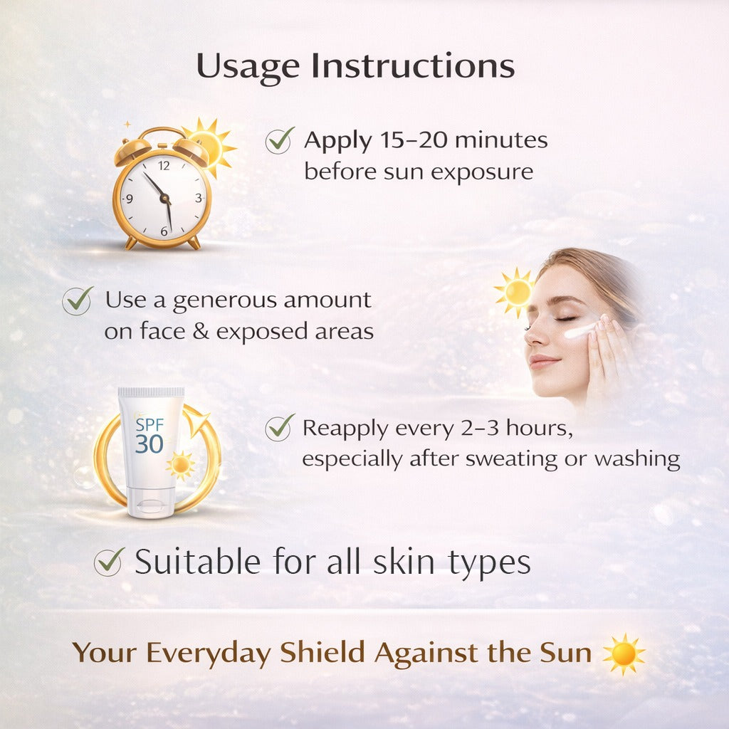 Bio Brightening Sunscreen Lotion SPF 30 Non  Tinted (White)