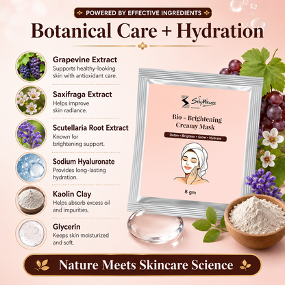 Skin Miracle Bio-Brightening Creamy Mask – BUY 1 GET 1 FREE